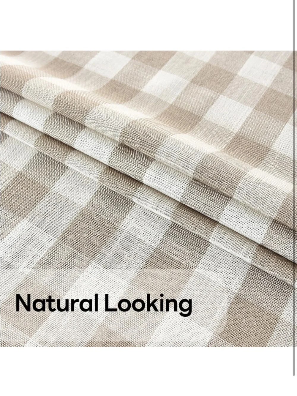 Yofori gingham tablecloth